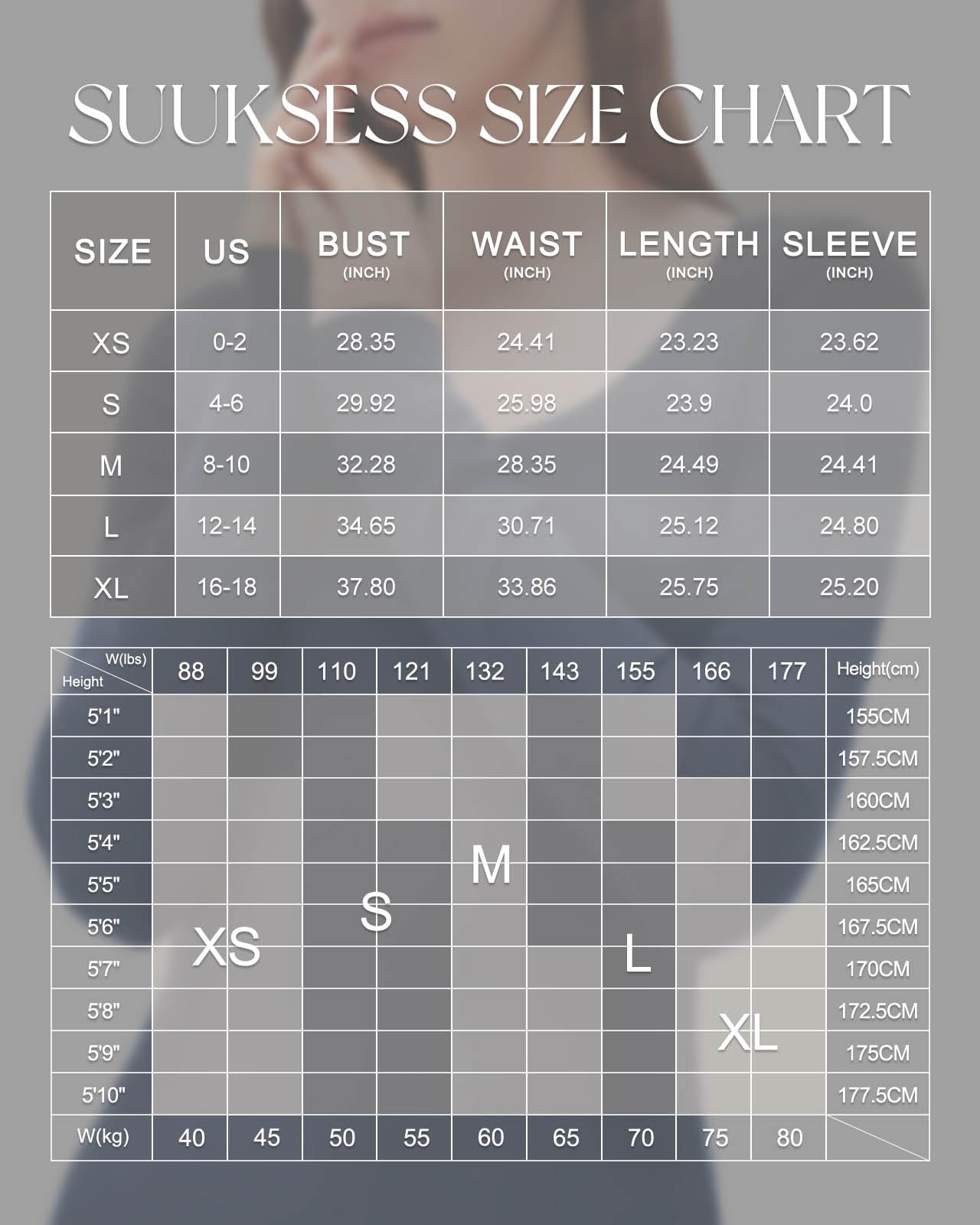 SUUKSESS Cloud Cashmere Women Scoop Neck Fitted Long Sleeve Shirt Basic Knit Tops - Image 6