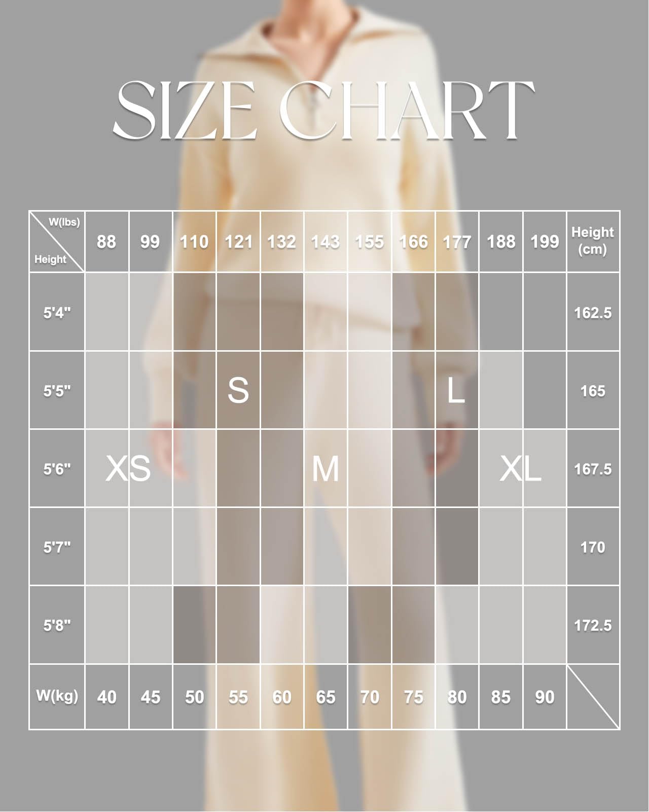 SUUKSESS Women 2 Piece Lounge Sets Oversized Quarter Zip Pullover Wide Leg Pants - Image 7