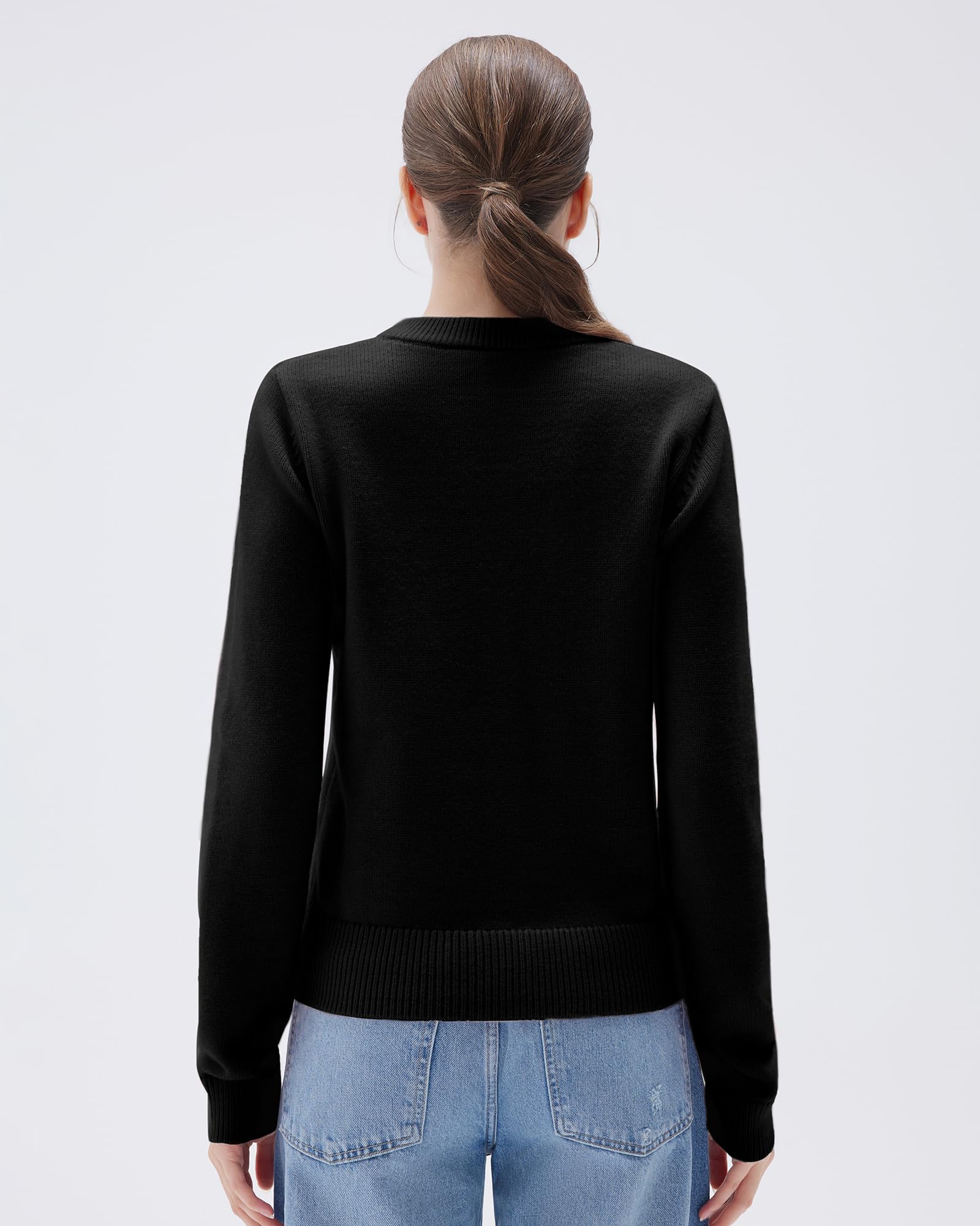 SUUKSESS Women Chunky Cashmere Blend Cardigan Sweaters Trendy Fall Fashion Button Up Long Sleeve Knit Outfits - Image 4