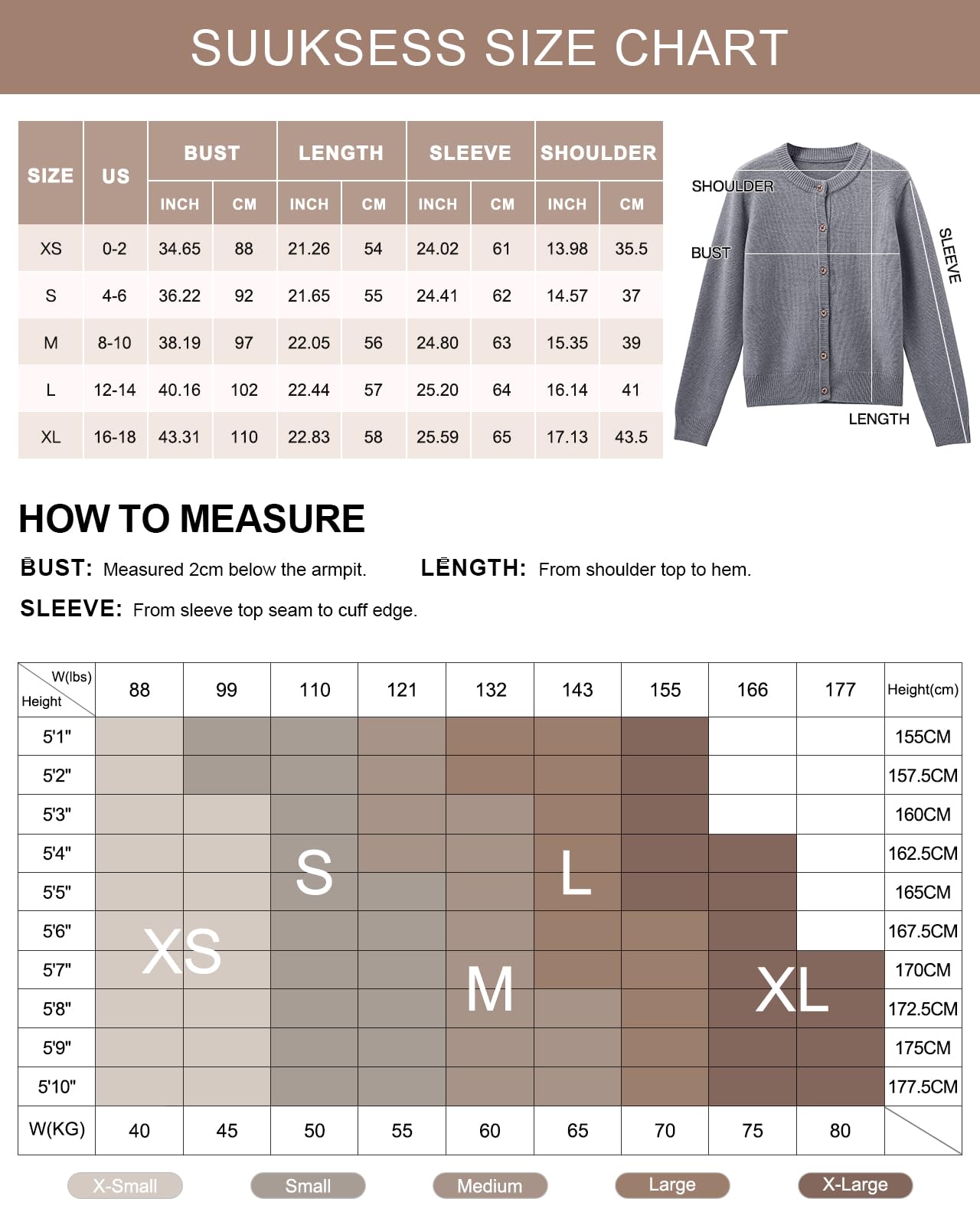 SUUKSESS Women Chunky Cashmere Blend Cardigan Sweaters Trendy Fall Fashion Button Up Long Sleeve Knit Outfits - Image 6