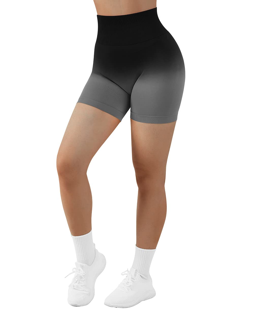 SUUKSESS Women Contour Seamless Booty Butt Lift Shorts High Waist Workout Shorts - Image 6