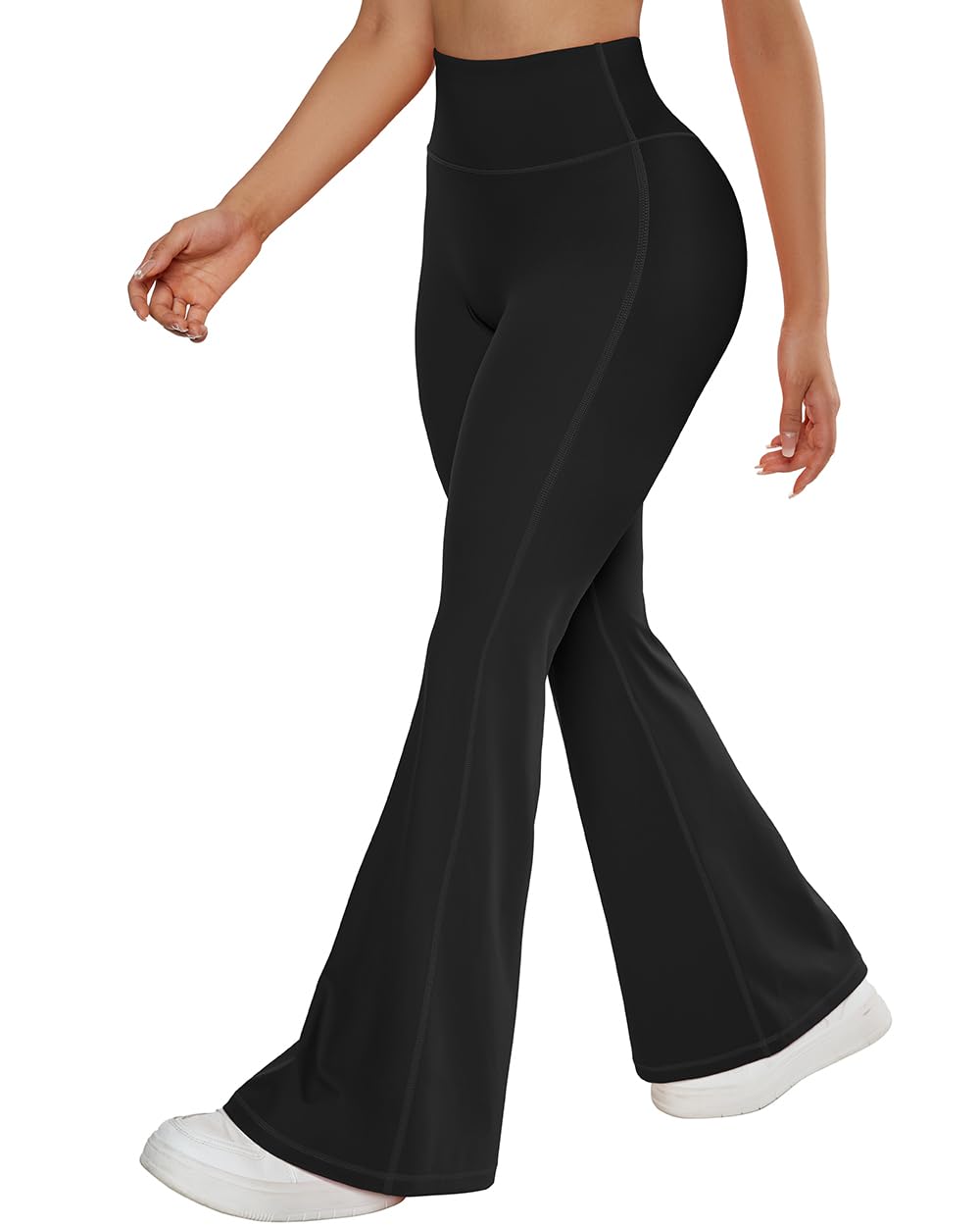 SUUKSESS Women Flare Leggings Scrunch Butt Lifting Bootcut High Waist Yoga Pants - Image 4