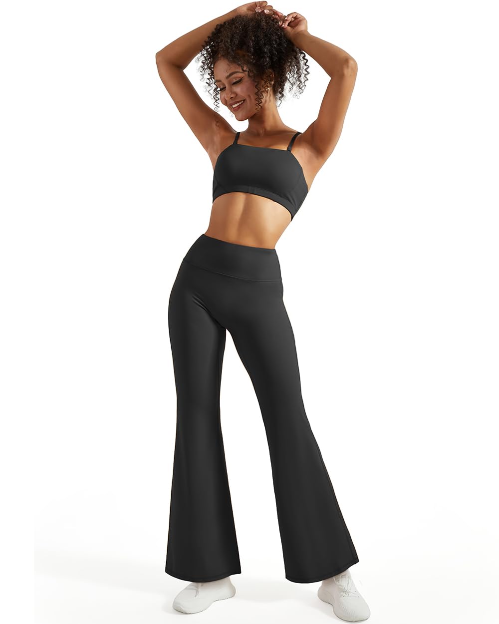 SUUKSESS Women Flare Leggings Scrunch Butt Lifting Bootcut High Waist Yoga Pants - Image 6