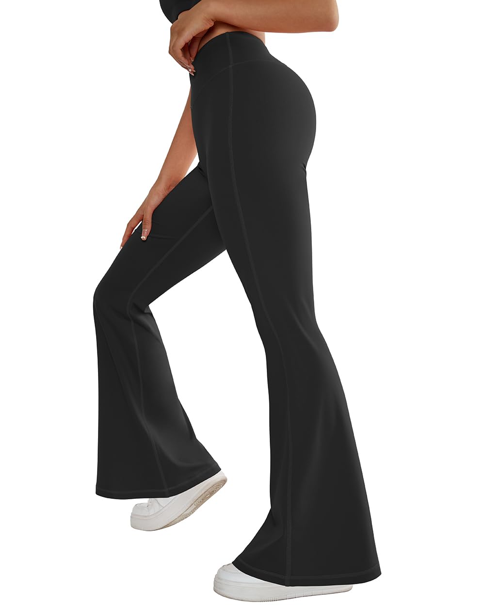 SUUKSESS Women Flare Leggings Scrunch Butt Lifting Bootcut High Waist Yoga Pants - Image 5