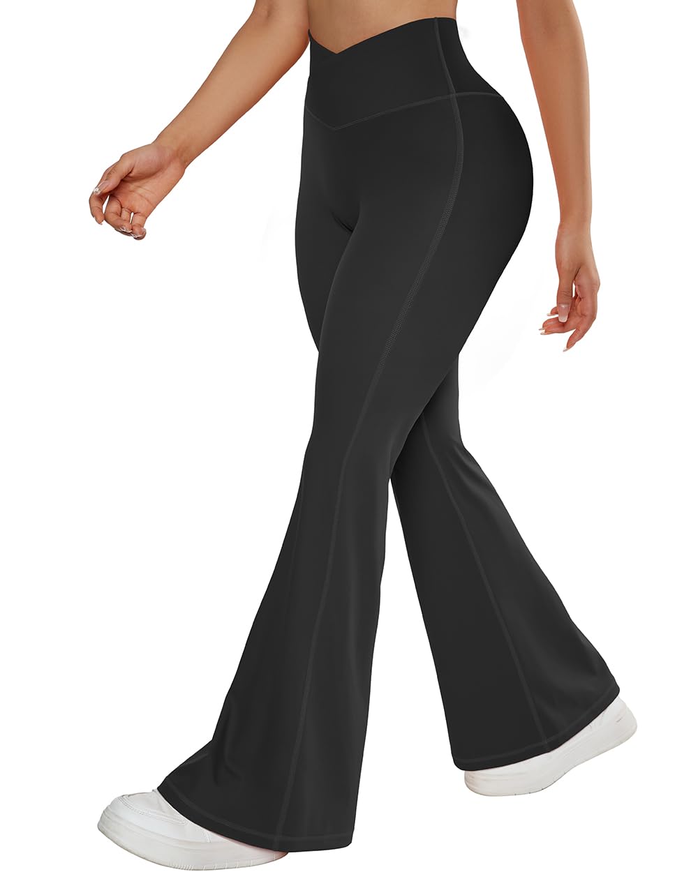 SUUKSESS Women Flare Leggings Scrunch Butt Lifting Bootcut High Waist Yoga Pants - Image 6