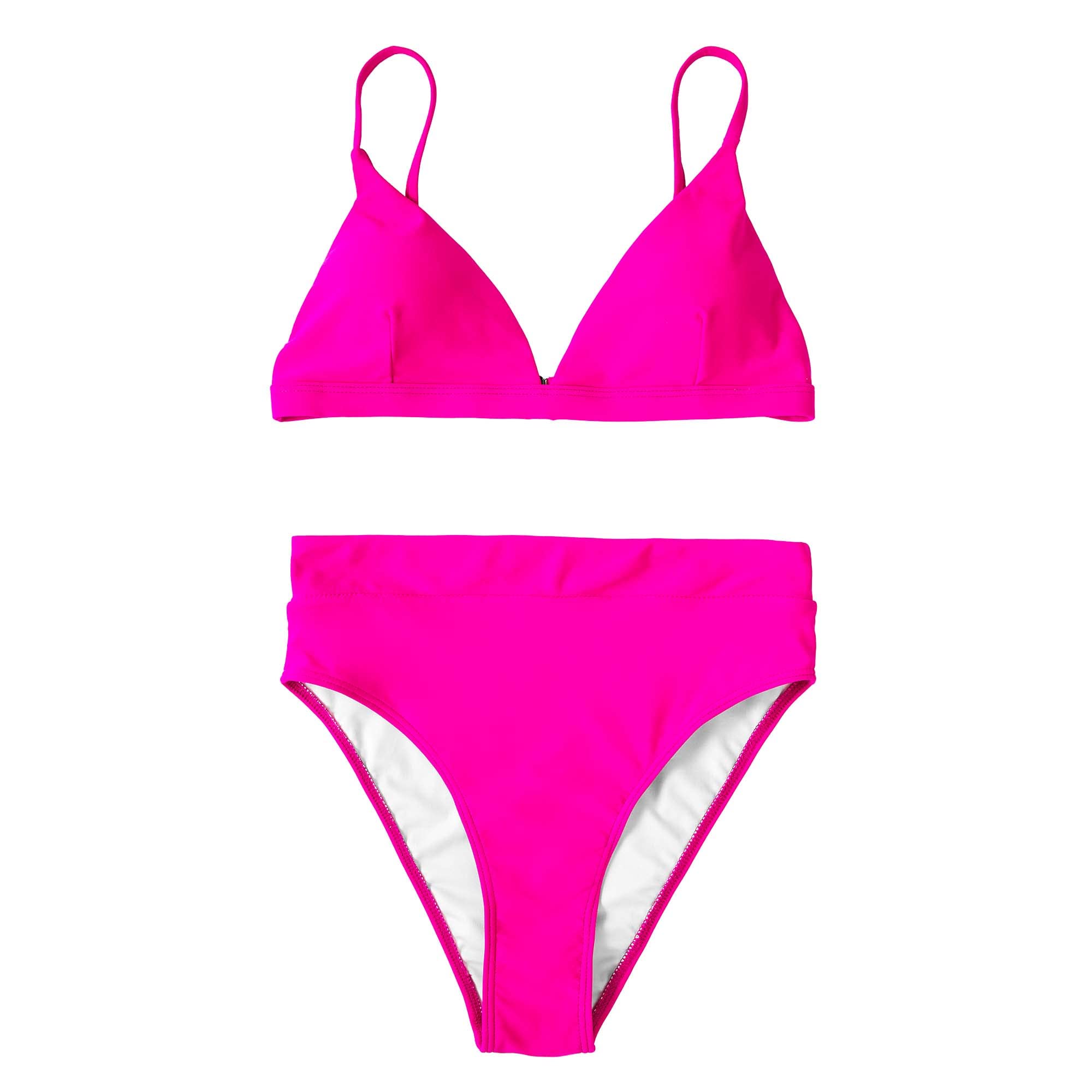 SUUKSESS Women High Waisted High Cut Bikini Set Sexy Triangle Two Piece Swimsuits - Image 3