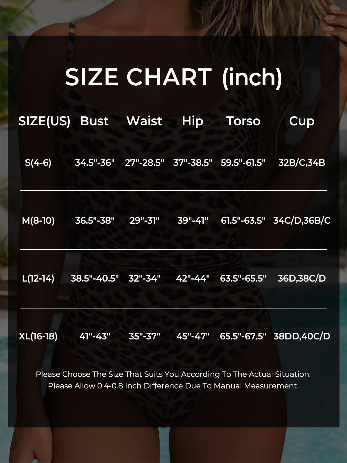 SUUKSESS Women One Piece Tummy Control Swimsuit Crisscross Backless Bathing Suit - Image 7