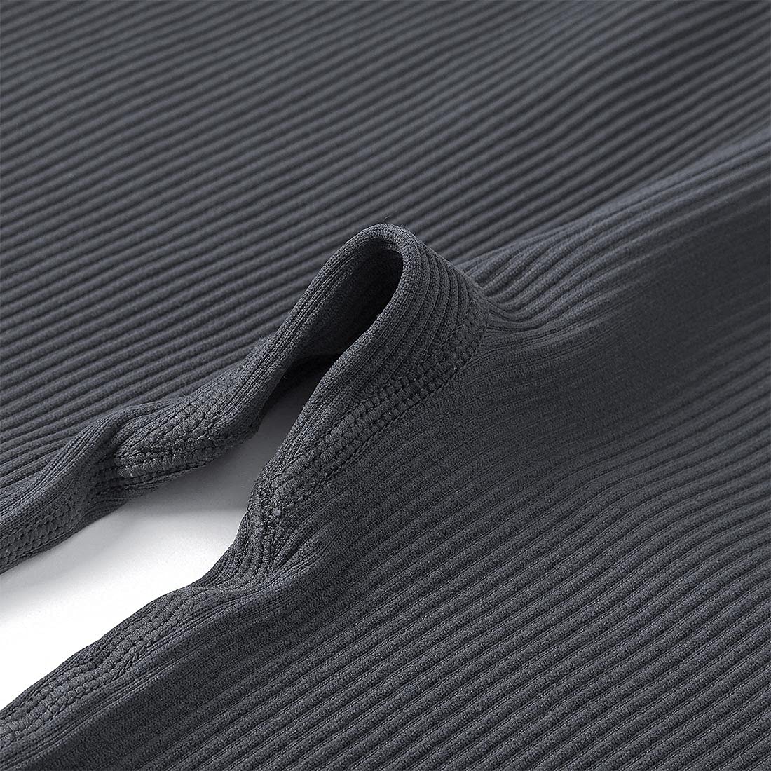 SUUKSESS Women Ribbed Seamless Leggings High Waisted Workout Gym Yoga Pants - Image 7