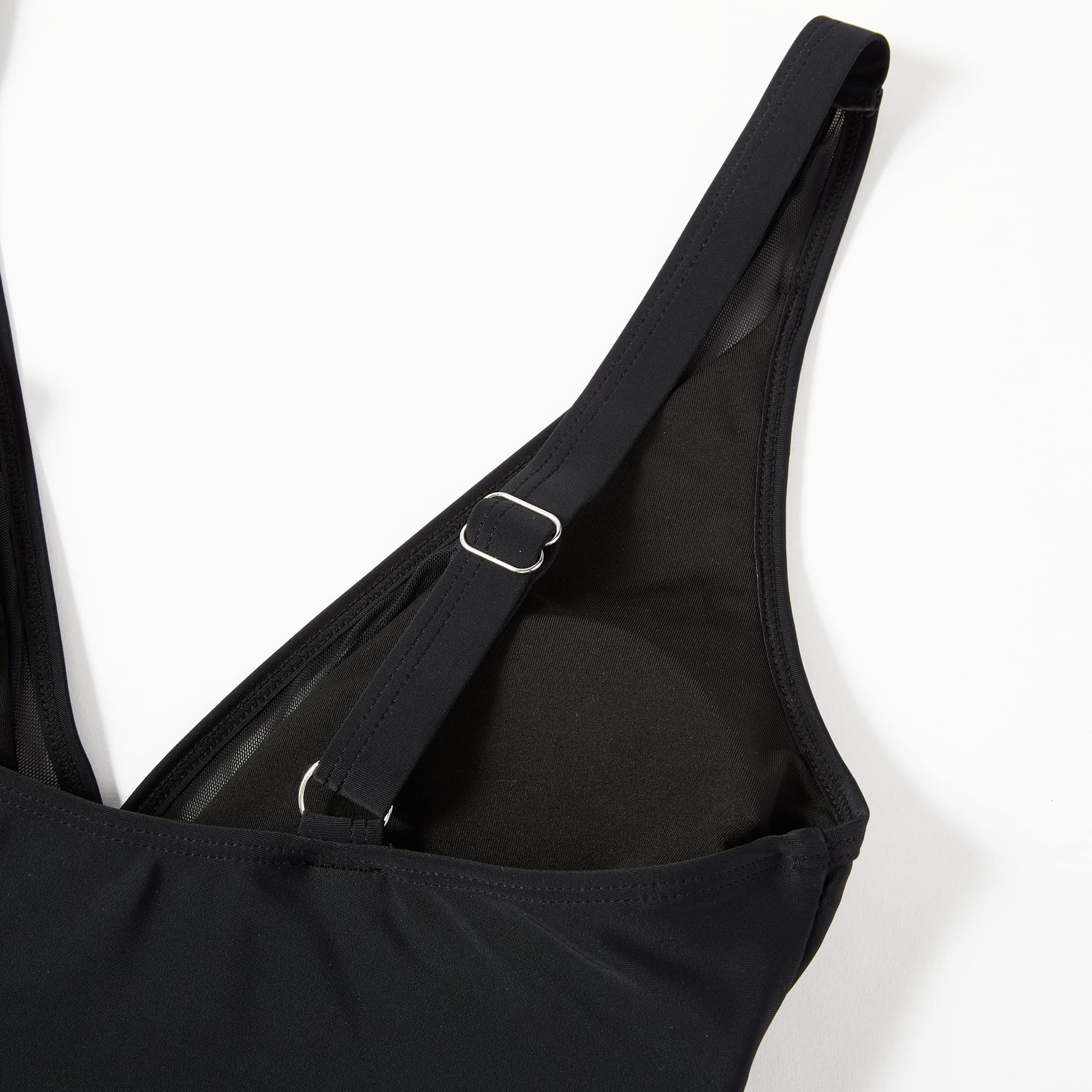 SUUKSESS Women Sexy Mesh Tummy Control Swimsuit Push Up High Waisted Bathing Suit - Image 6