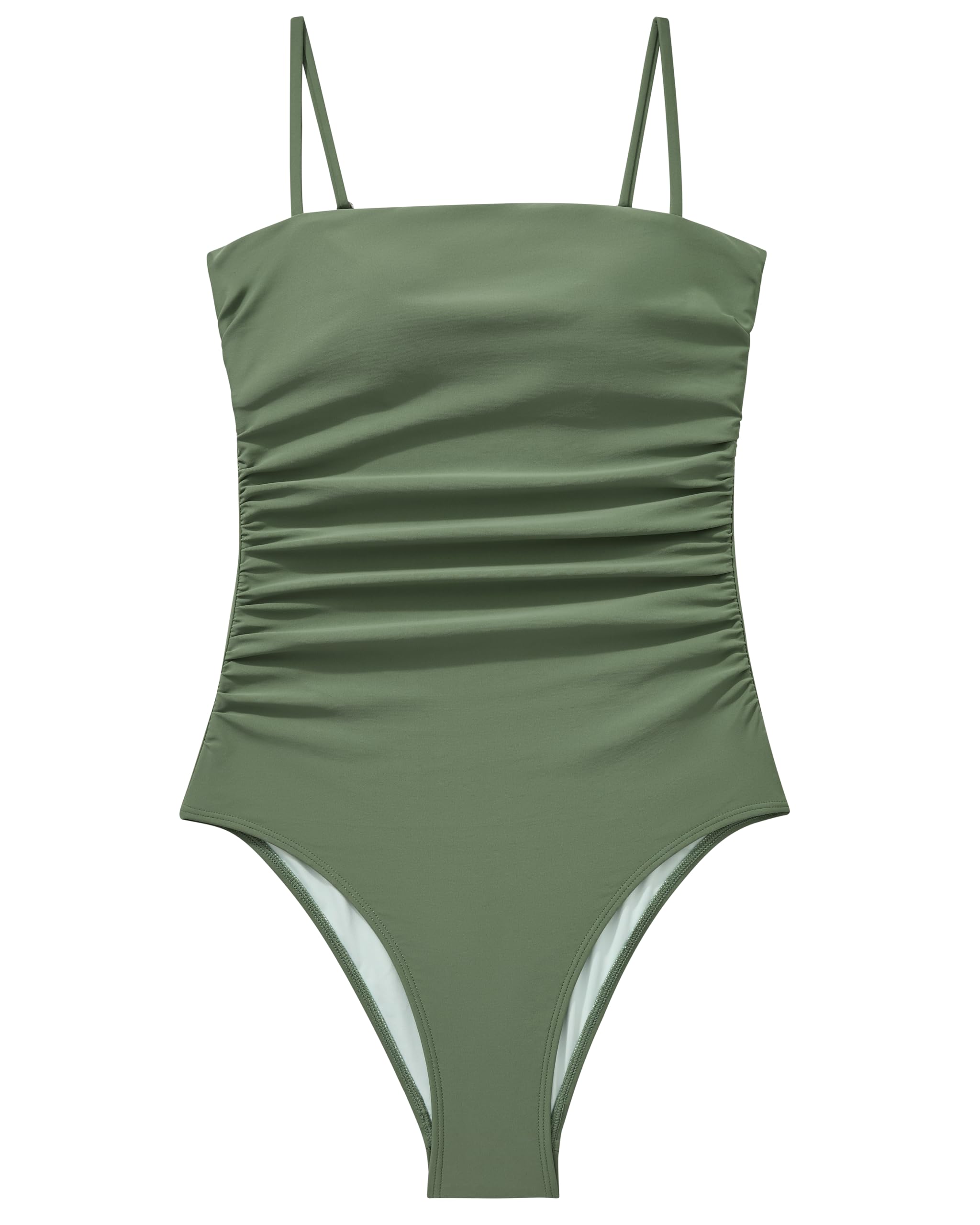 SUUKSESS Women Sexy One Piece Swimsuit Tummy Control Square Neck Bathing Suit - Image 5